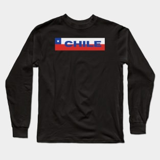 Chilean Flag Long Sleeve T-Shirt